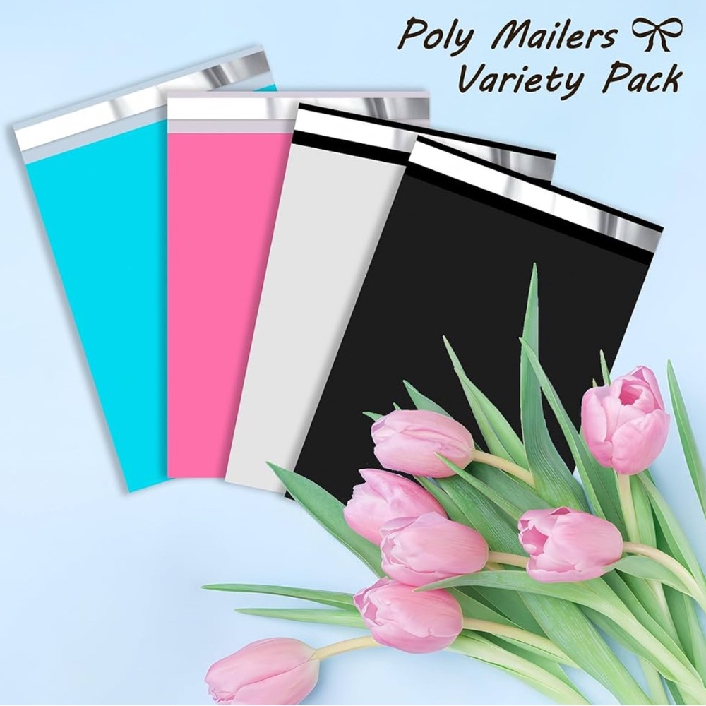 100 items Must HAVE Shipping Bundle-Variety Sizes Poly/Stickers